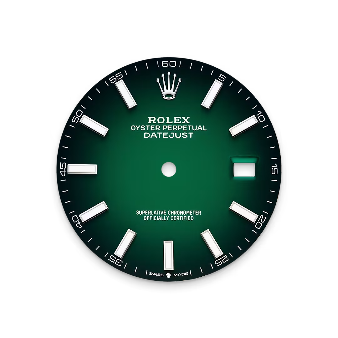 Green ombré dial